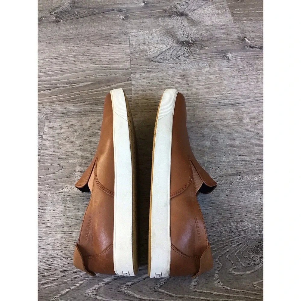 Cole Haan C33796 Mens Size 9.5 M Nantucket 2.0 Slip on Casual Shoes British Tan